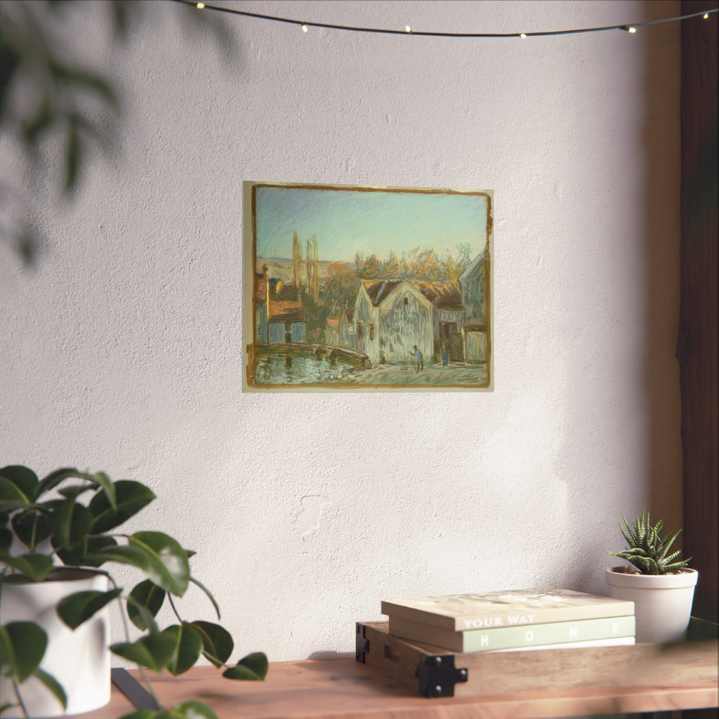 Alfred Sisley - A Corner of Moret-sur-Loing | Fine Art Poster