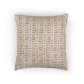 Rust Mark Ladder Woven Pillow