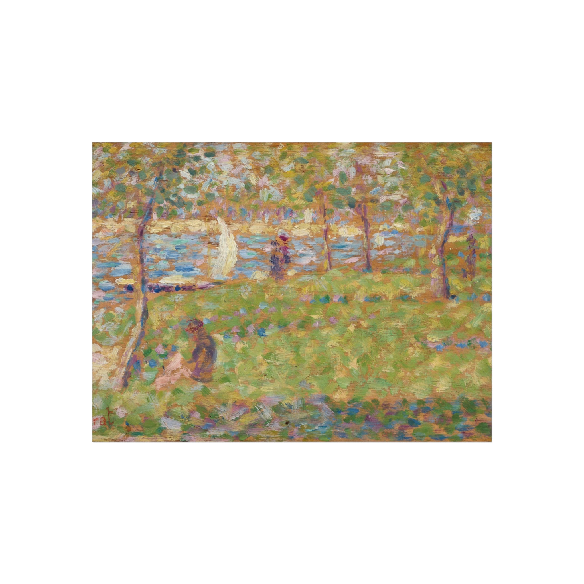 Georges Seurat - Oil Sketch for La Grande Jatte | Fine Art Poster