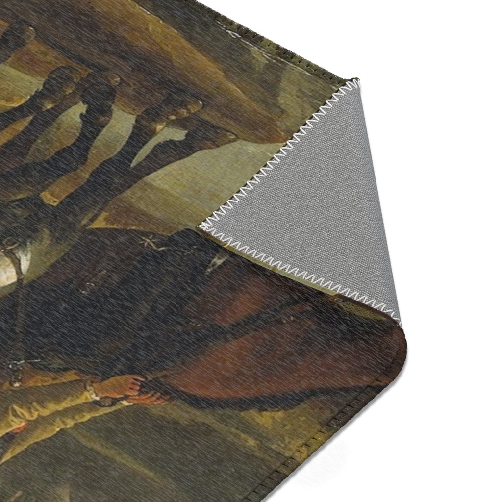 Aelbert Cuyp - Rivierlandschap met ruiters - Google Art Project | Area Rug