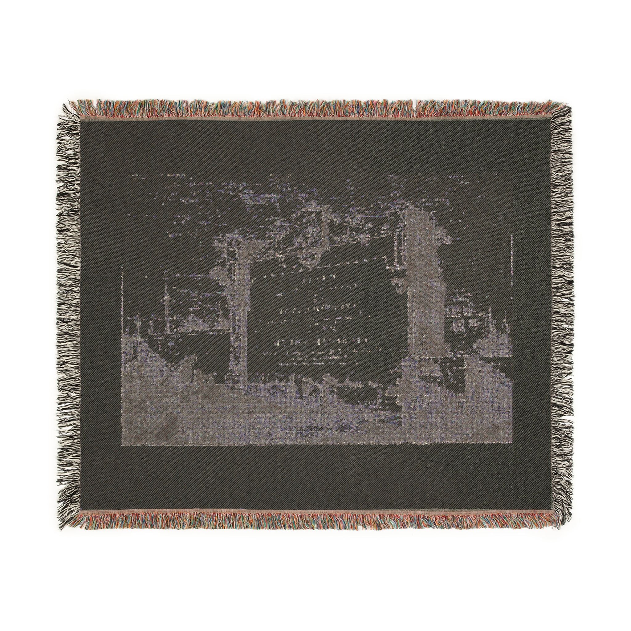 Canaletto - Title Page, from Vedute | Woven Tapestry Blanket