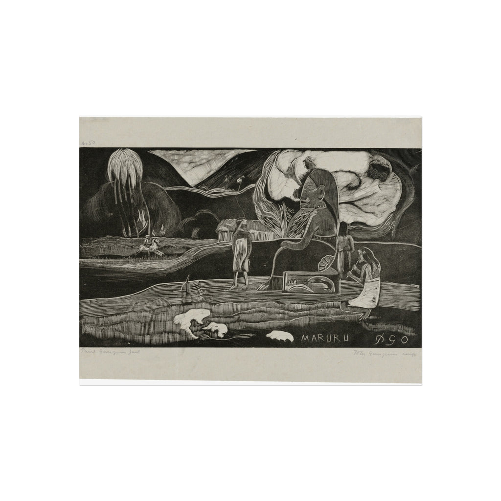 Paul Gauguin - Maruru (Offerings of Gratitude), from the Noa Noa Suite | Fine Art Poster