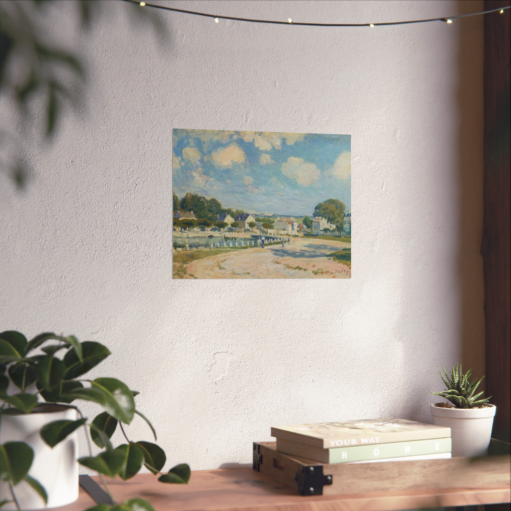 Alfred Sisley - Watering Place at Marly | Fine Art Poster