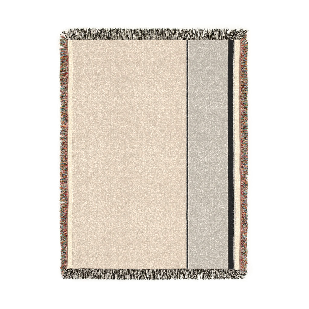 Quiet Throw — Oat · Stone · Ink