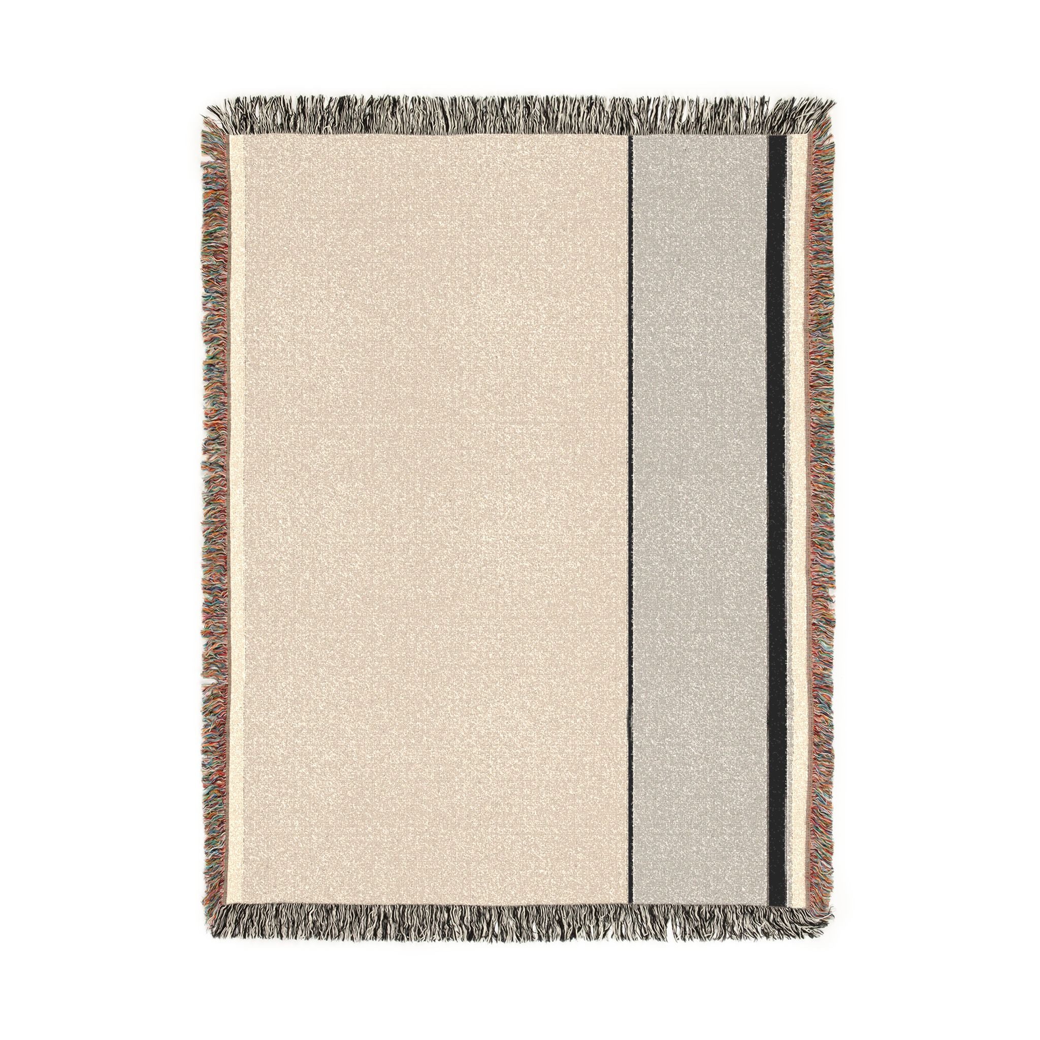 Quiet Throw — Oat · Stone · Ink