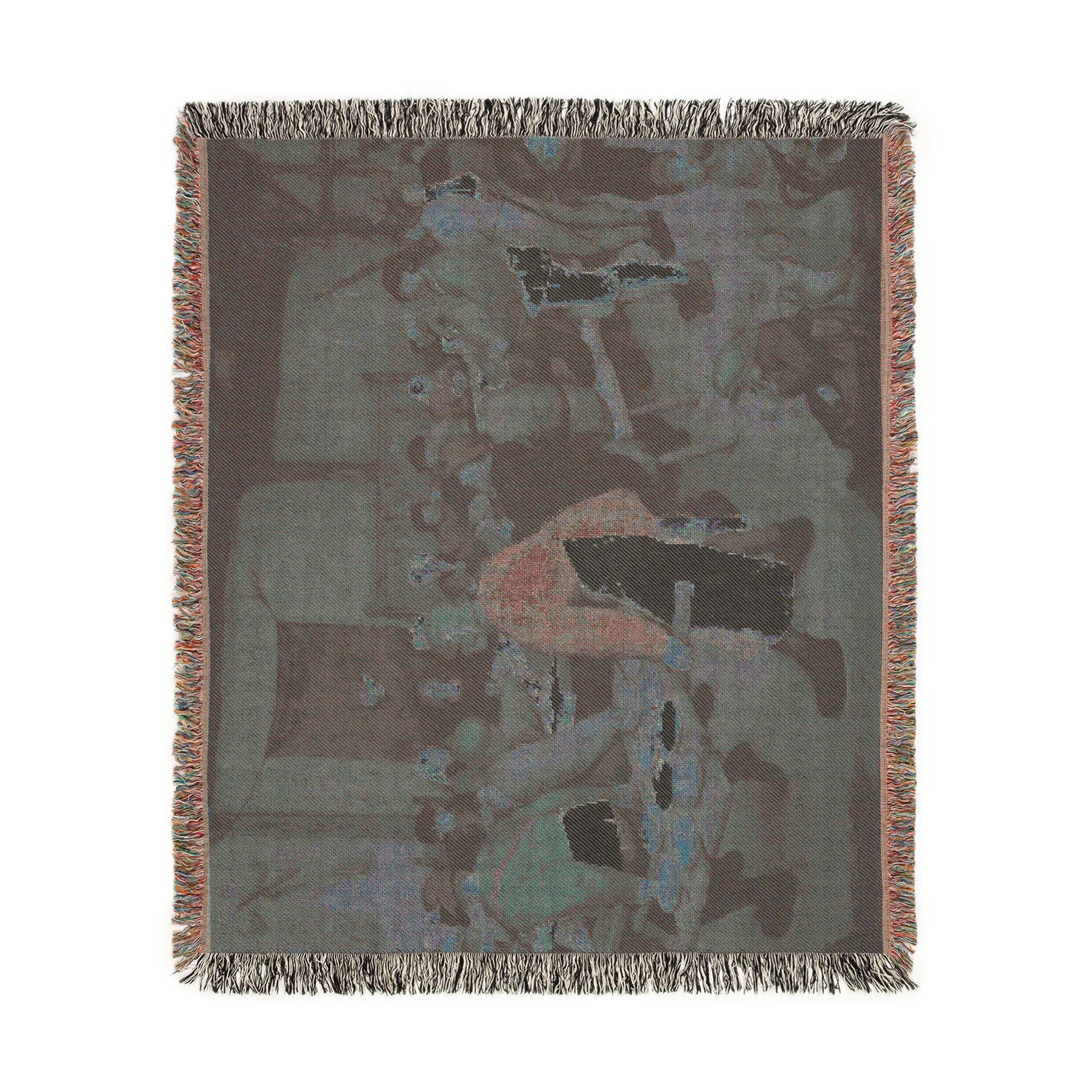 Pieter Bruegel the Elder - Peasant Wedding - Google Art Project 2 | Woven Tapestry Blanket