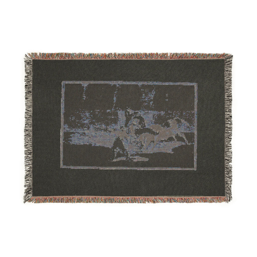 Francisco José de Goya y Lucientes - A Moor Caught by the Bull in the Ring, plate 8 from The Art of Bullfighting | Woven Tapestry Blanket