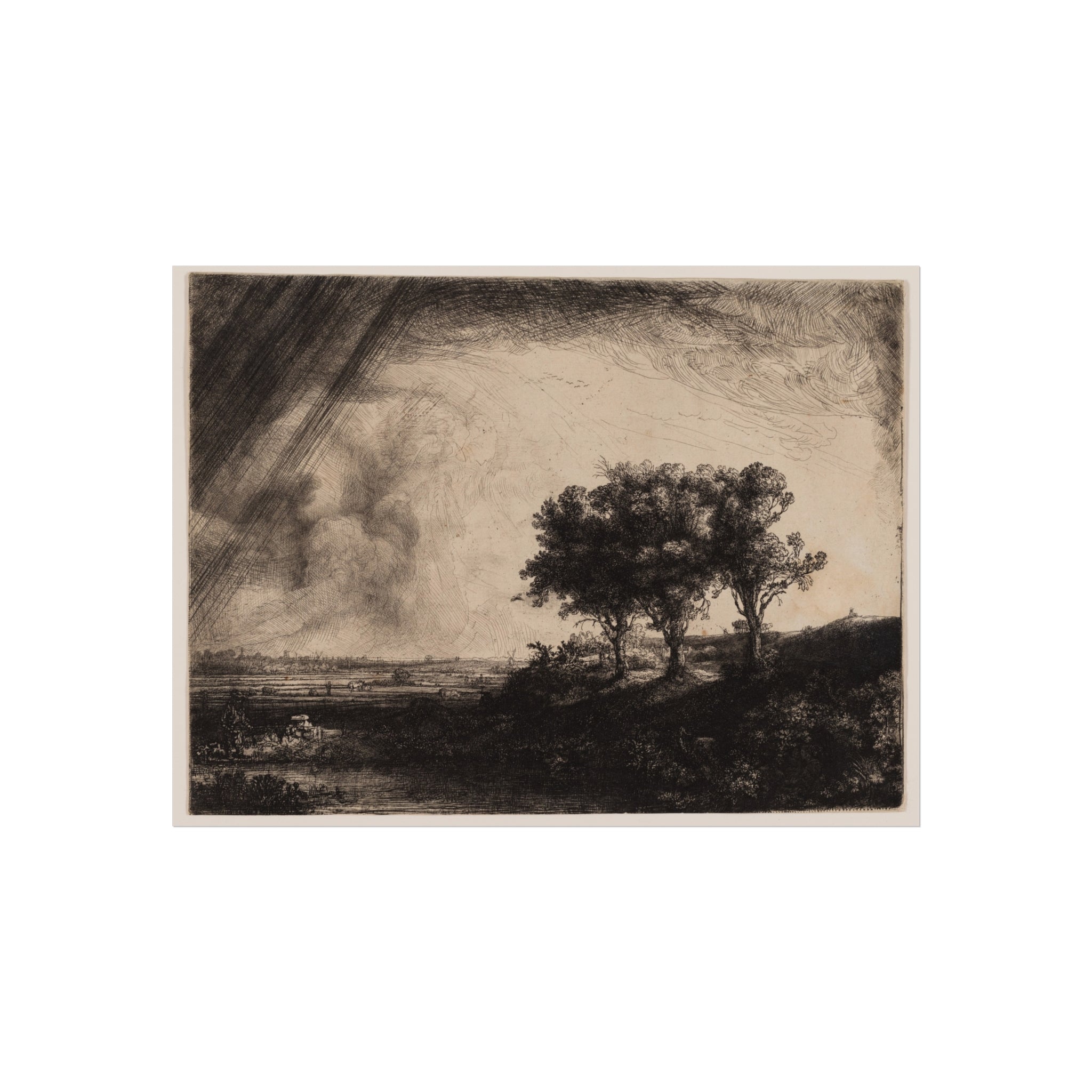 Rembrandt van Rijn - The Three Trees | Fine Art Poster