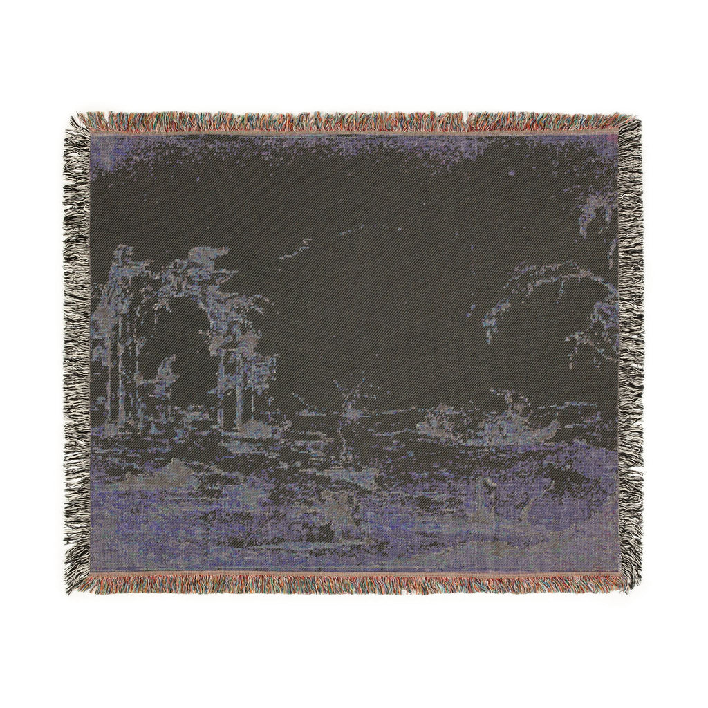 Francesco Guardi - Capriccio with a Squall on the Lagoon | Woven Tapestry Blanket