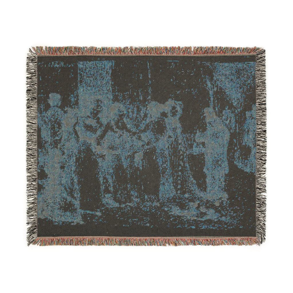 Pierre-Auguste Renoir - Workers' Daughters on the Outer Boulevard (Illustration for Émile Zola's L'Assommoir ) | Woven Tapestry Blanket