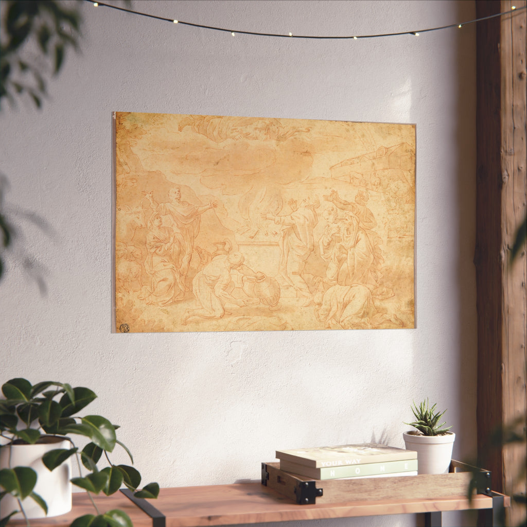 Nicolas Poussin - Noah's Sacrifice | Fine Art Poster