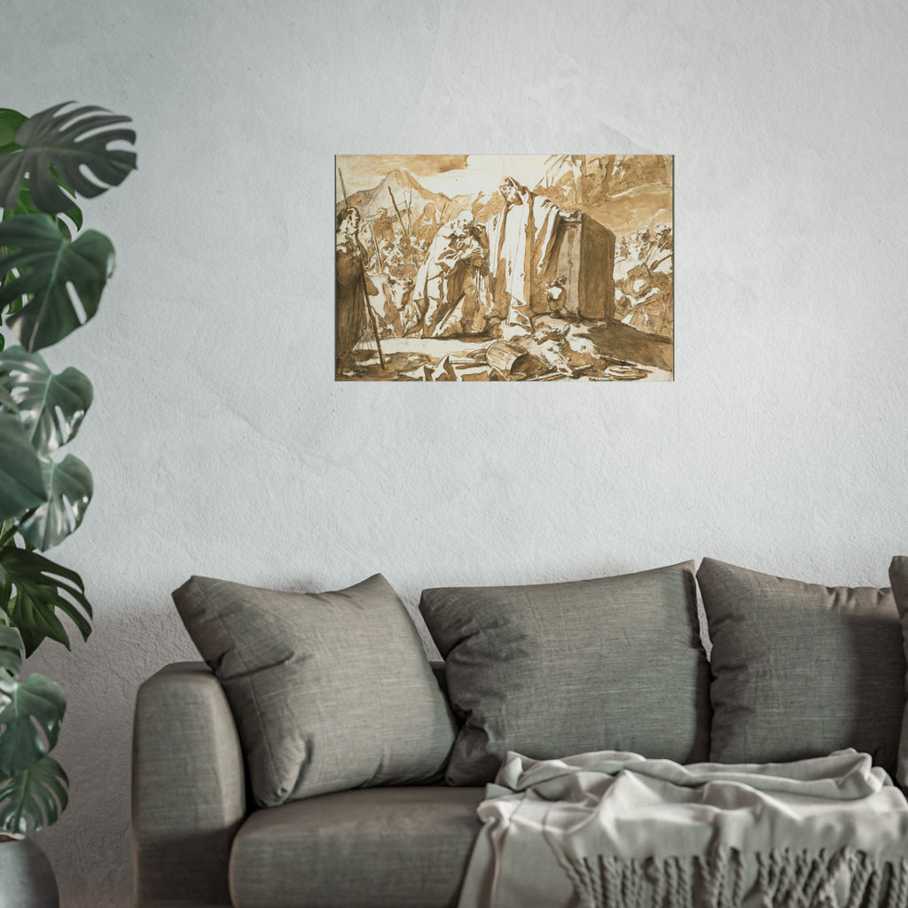Giovanni Battista Tiepolo - The Meeting of Abraham and Melchizedek | Fine Art Poster
