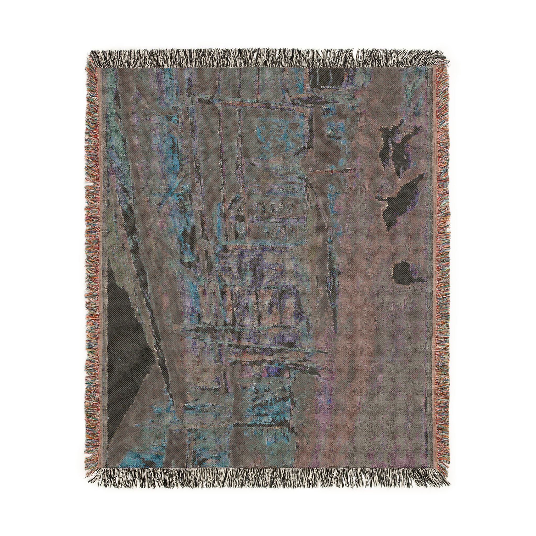 John Singer Sargent - Woodsheds, Tyrol | Woven Tapestry Blanket
