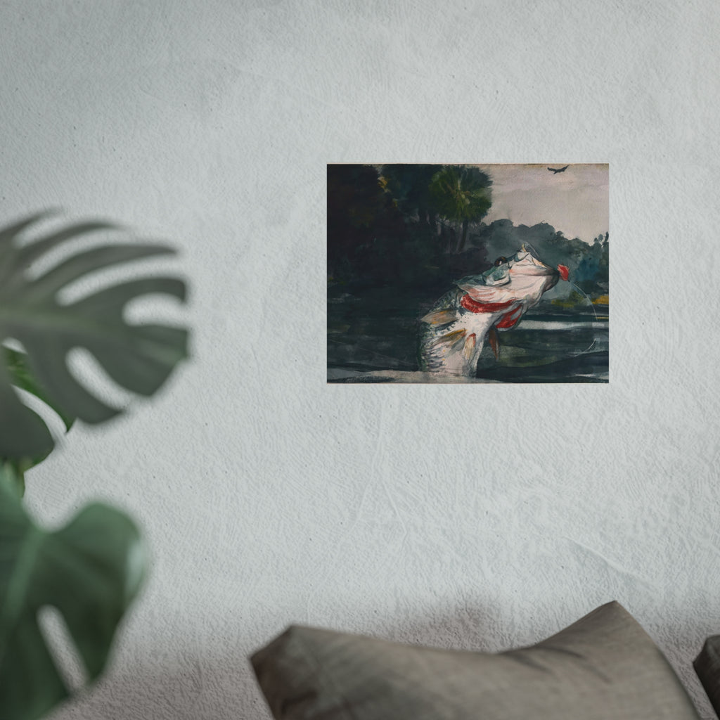 Winslow Homer - Life-Size Black Bass | Fine Art Poster
