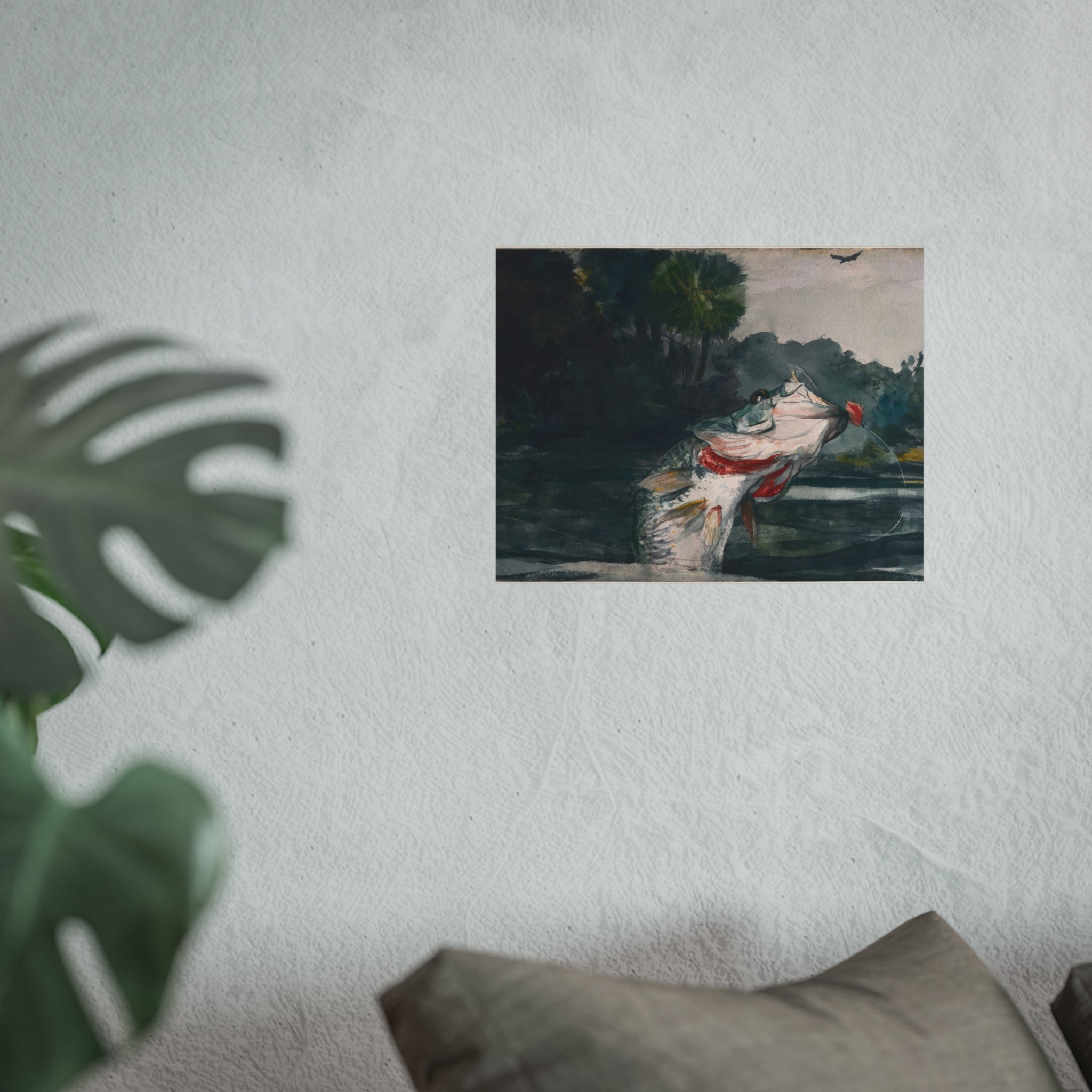 Winslow Homer - Life-Size Black Bass | Fine Art Poster