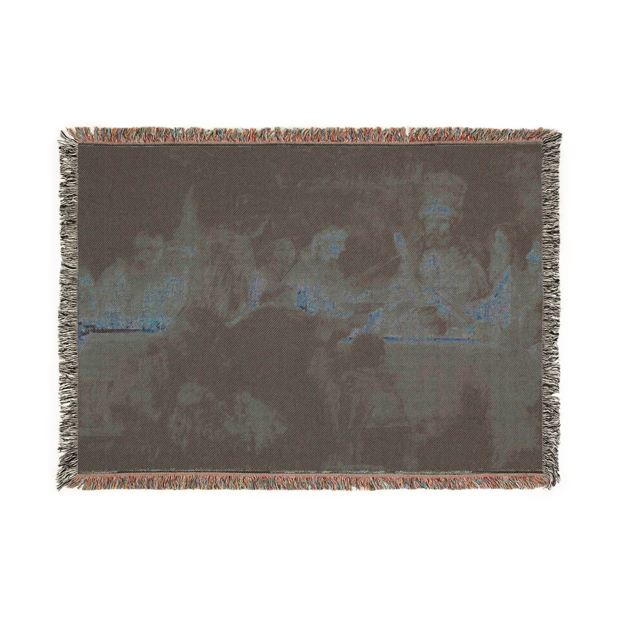The Conspiracy of Claudius Civilis by Rembrandt van Rijn | Woven Tapestry Blanket