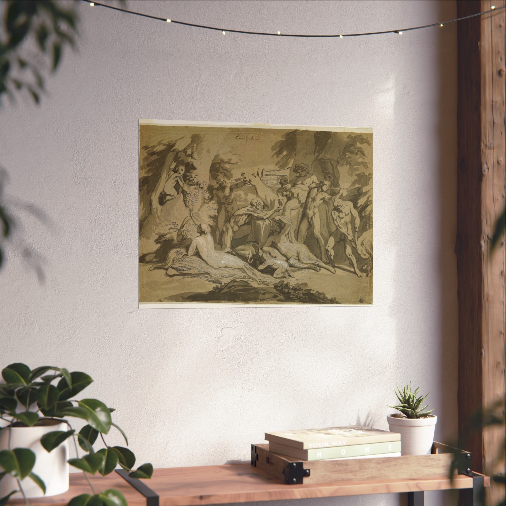 Nicolas Poussin - Drunken Silenus Satyr and Nymphs | Fine Art Poster