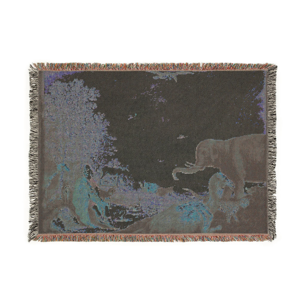 Dessau, Anhaltische Gemäldegalerie, Aelbert Jacobsz. Cuyp, Orpheus und die Tiere | Woven Tapestry Blanket