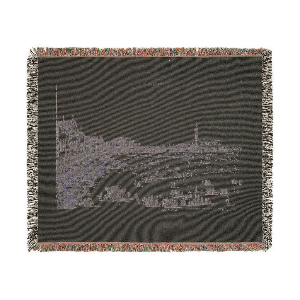 Canaletto - Prà della Valle, from Vedute | Woven Tapestry Blanket