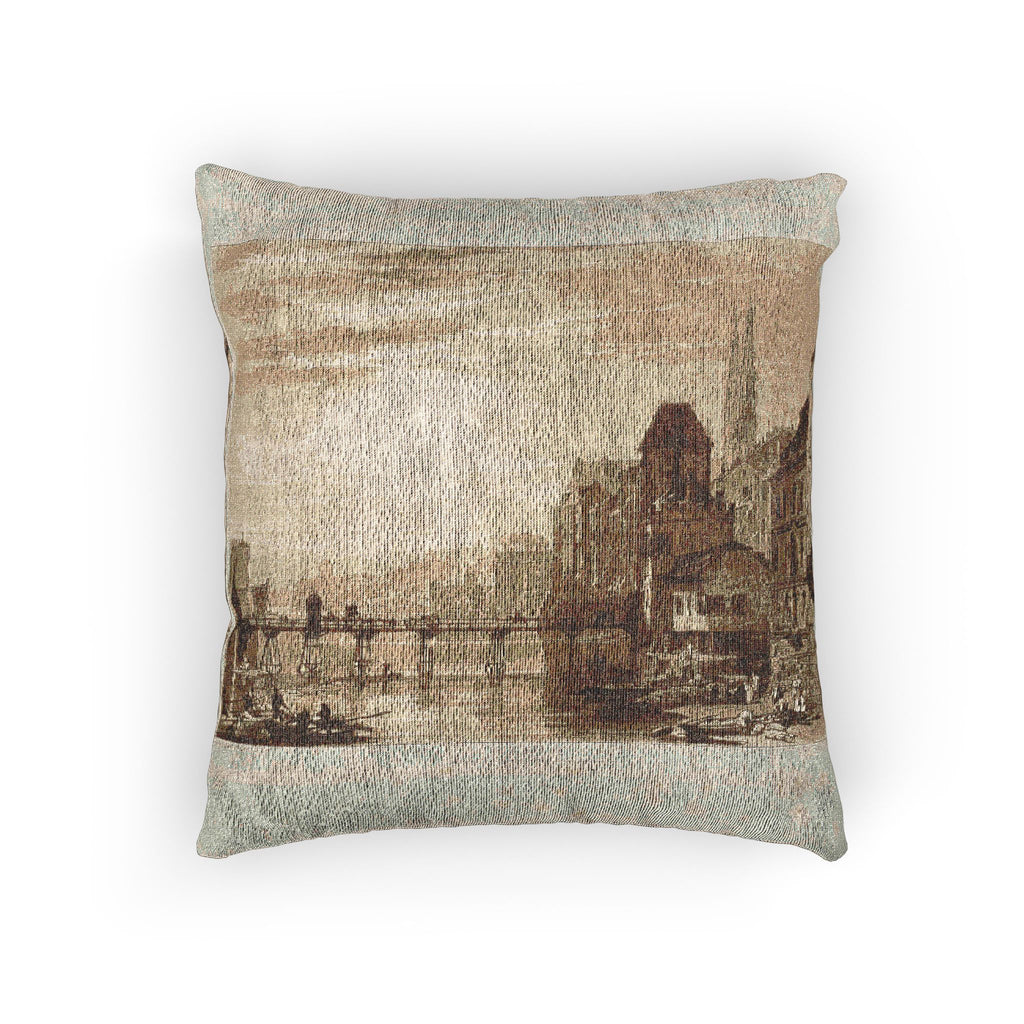 Joseph Mallord William Turner - Basle, plate 5 from Liber Studiorum | Woven Pillow