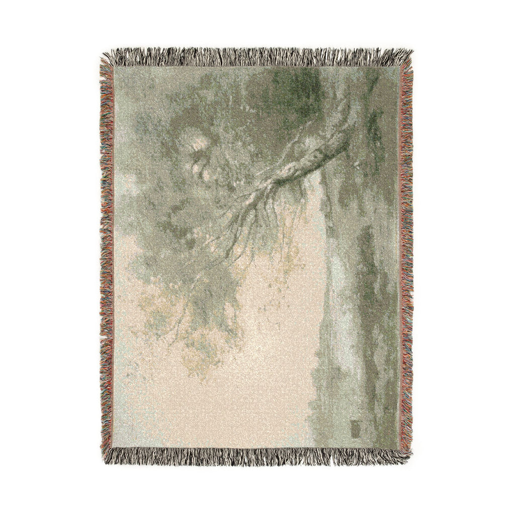 Jean Baptiste Camille Corot - Bent Tree by the Water | Woven Tapestry Blanket