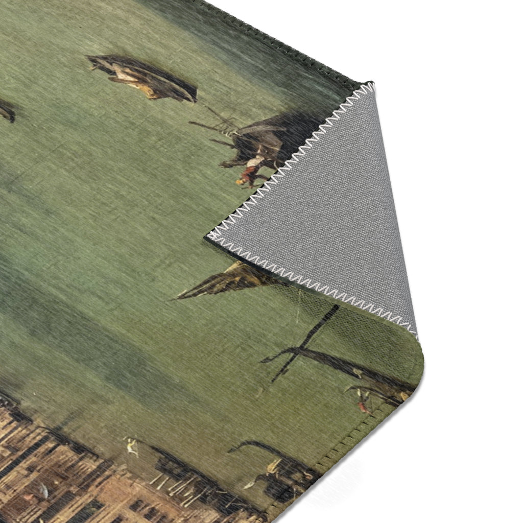 Ca' Rezzonico - Canal Grande da Palazzo Balbi a Rialto C.1722 - Canaletto | Area Rug