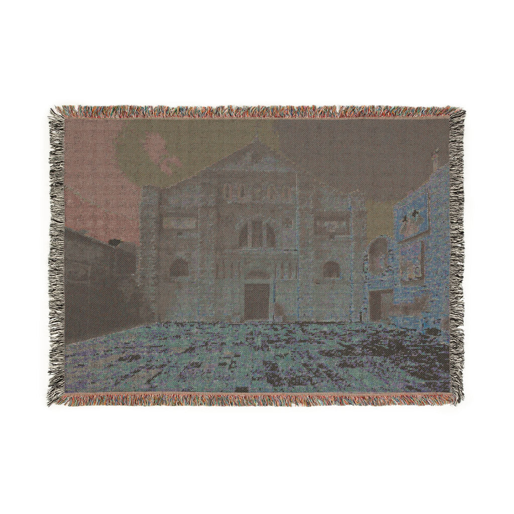 Shrine of the Beheading of Saint John the Baptist, Madaba, Jordan (دير اللاتين مادبا) | Woven Tapestry Blanket