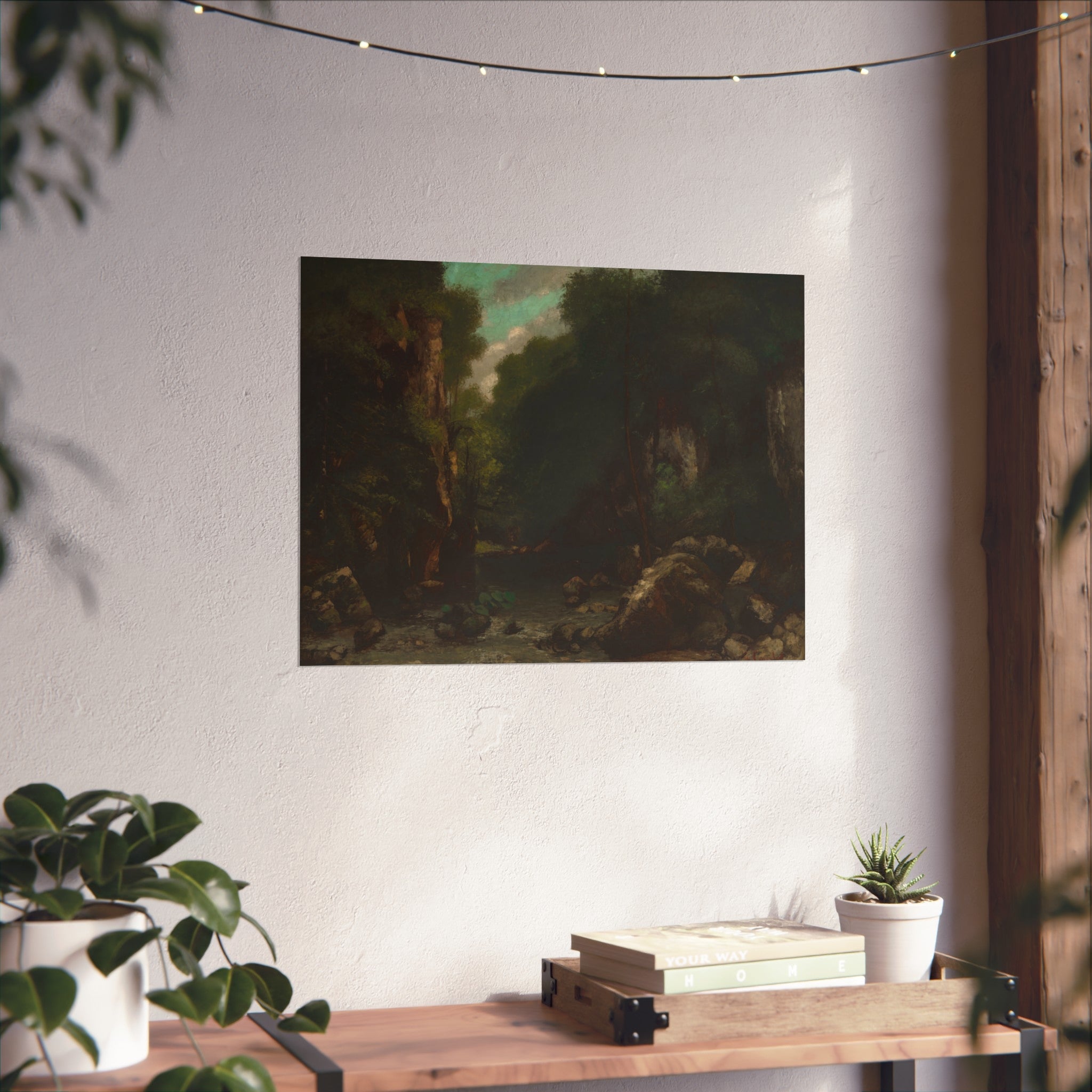 Gustave Courbet - The Valley of Les Puits-Noir | Fine Art Poster