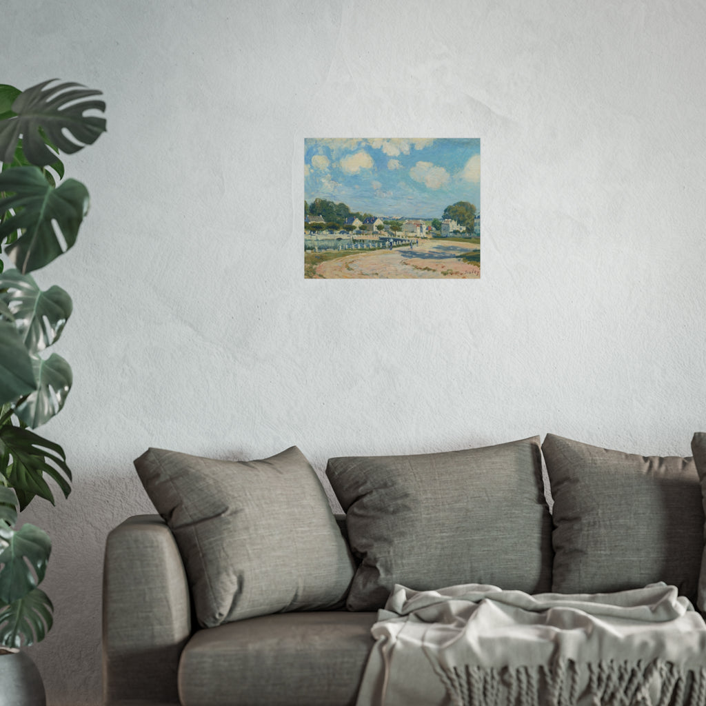 Alfred Sisley - Watering Place at Marly | Fine Art Poster