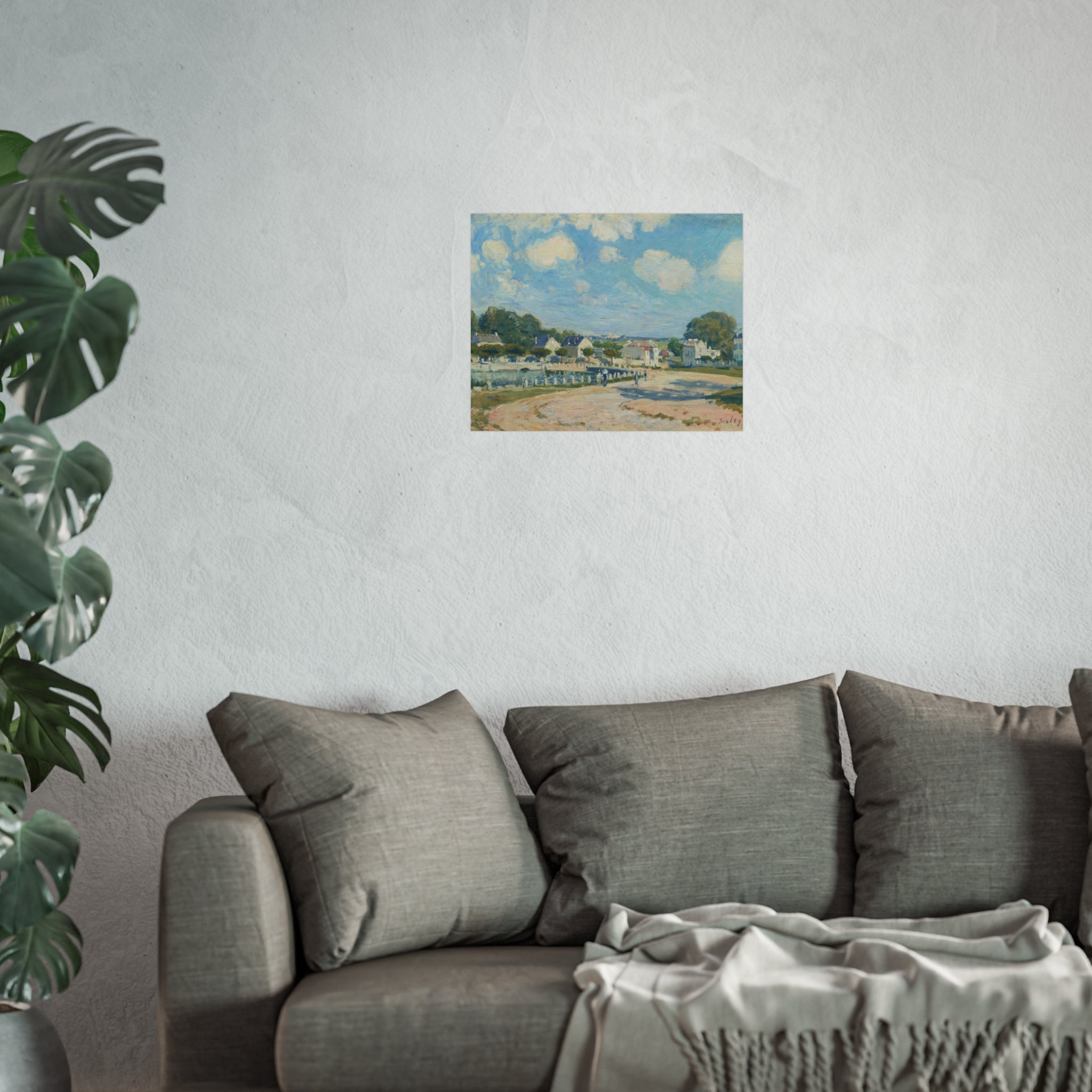 Alfred Sisley - Watering Place at Marly | Fine Art Poster