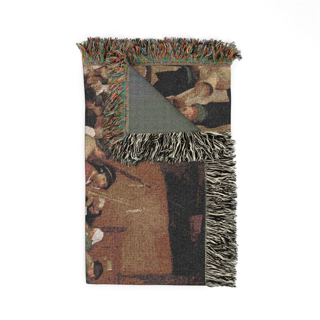 Pieter Bruegel the Elder - Peasant Wedding - Google Art Project 2 | Woven Tapestry Blanket