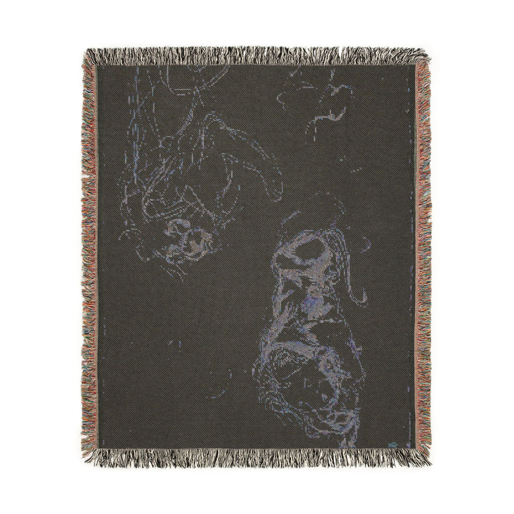 Eugène Delacroix - Studies of Lions | Woven Tapestry Blanket