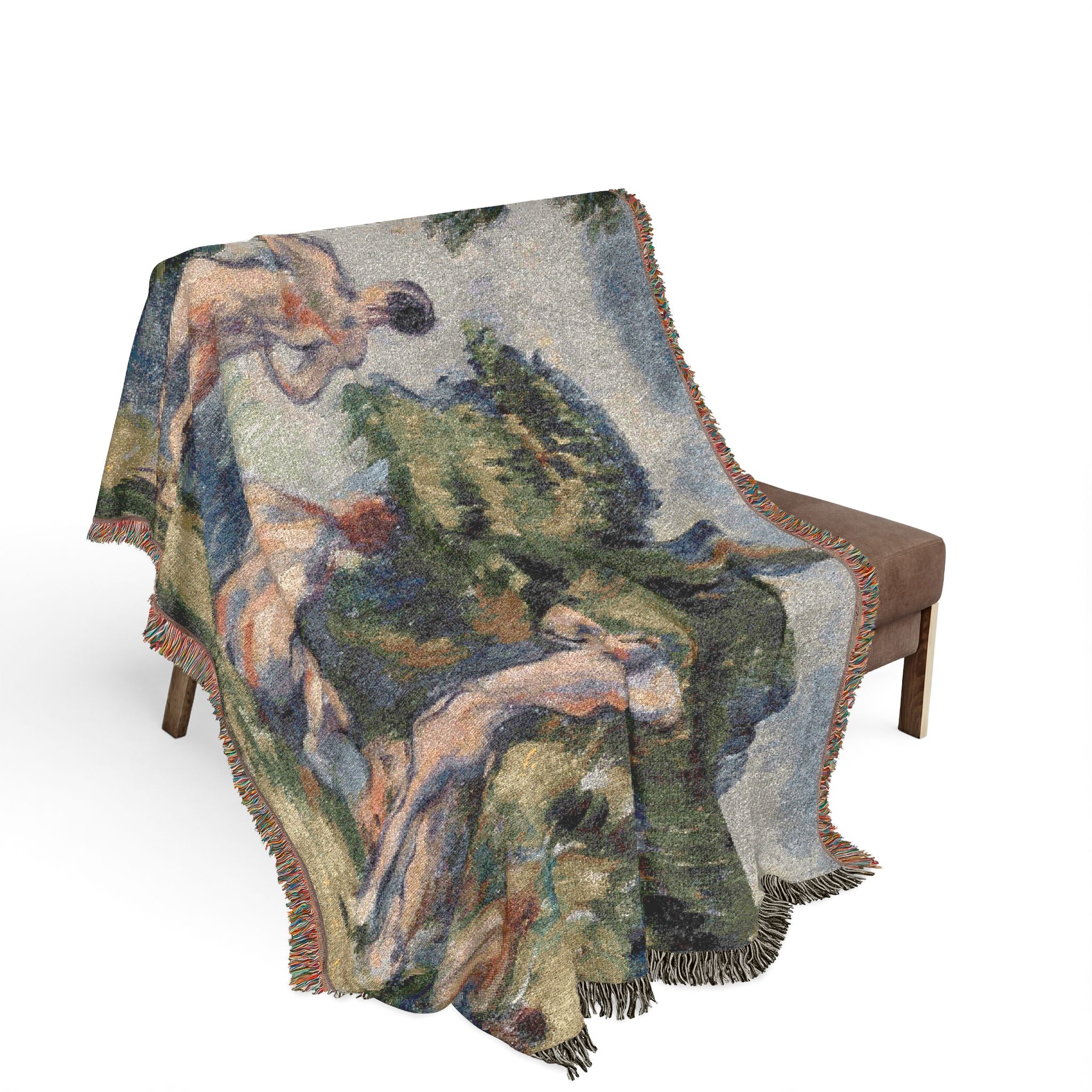 Bathers Paul Cezanne Tapestry Blanket