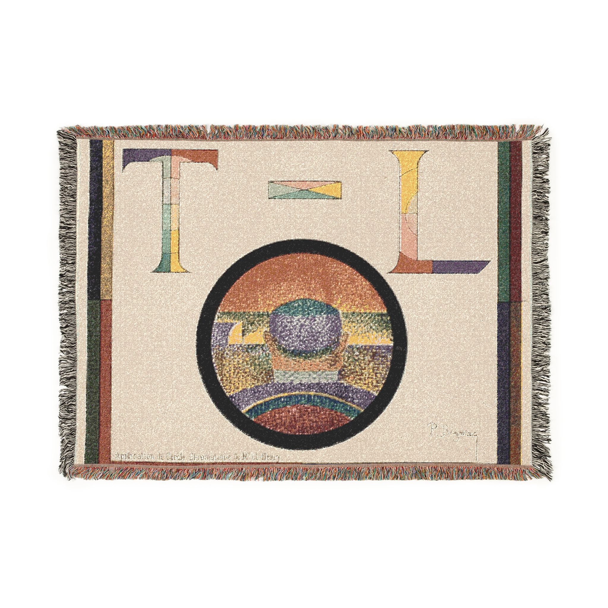 Paul Signac - Chromatic Circle | Woven Tapestry Blanket