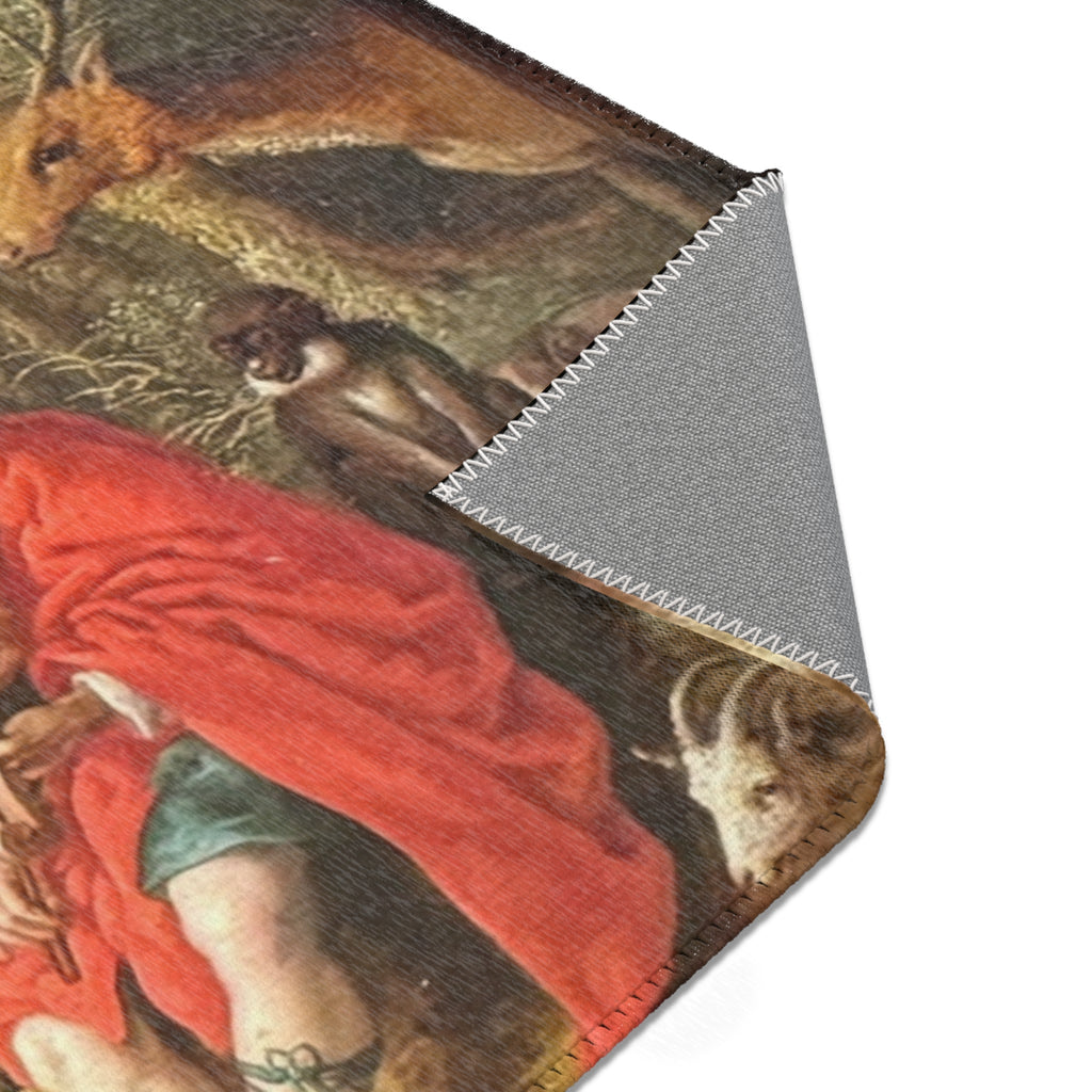 Dessau, Anhaltische Gemäldegalerie, Aelbert Jacobsz. Cuyp, Orpheus und die Tiere | Area Rug