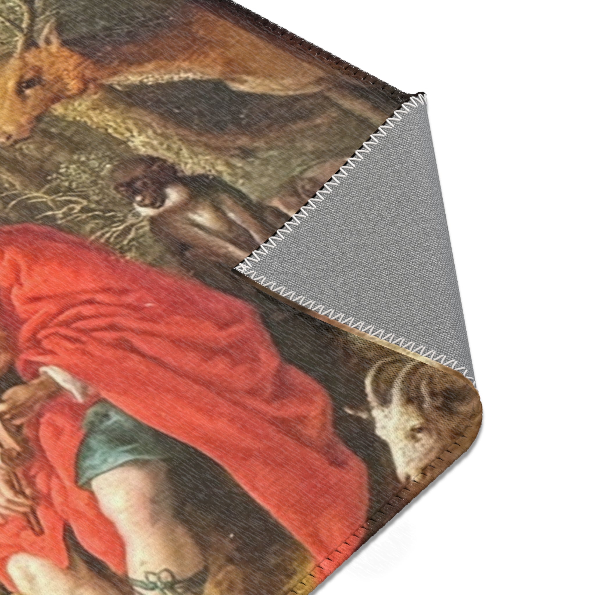Dessau, Anhaltische Gemäldegalerie, Aelbert Jacobsz. Cuyp, Orpheus und die Tiere | Area Rug