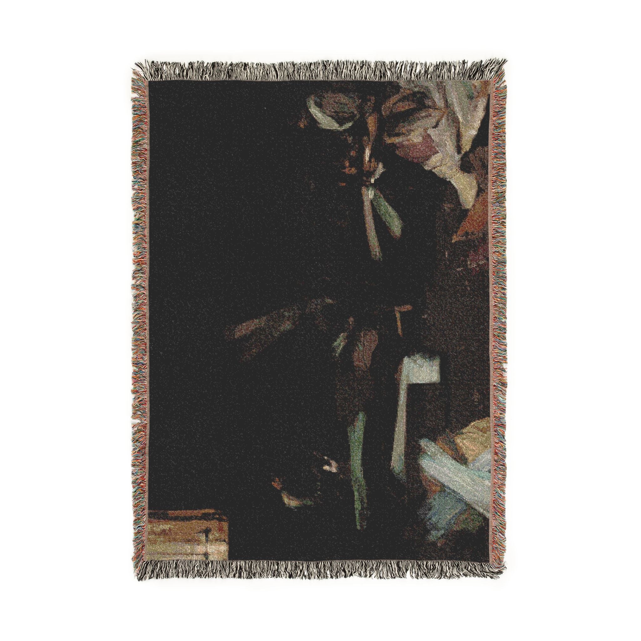 John Singer Sargent - Venetian Glass Workers | Woven Tapestry Blanket