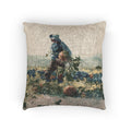 Winslow Homer - For to Be a Farmer's Boy | Woven Pillow