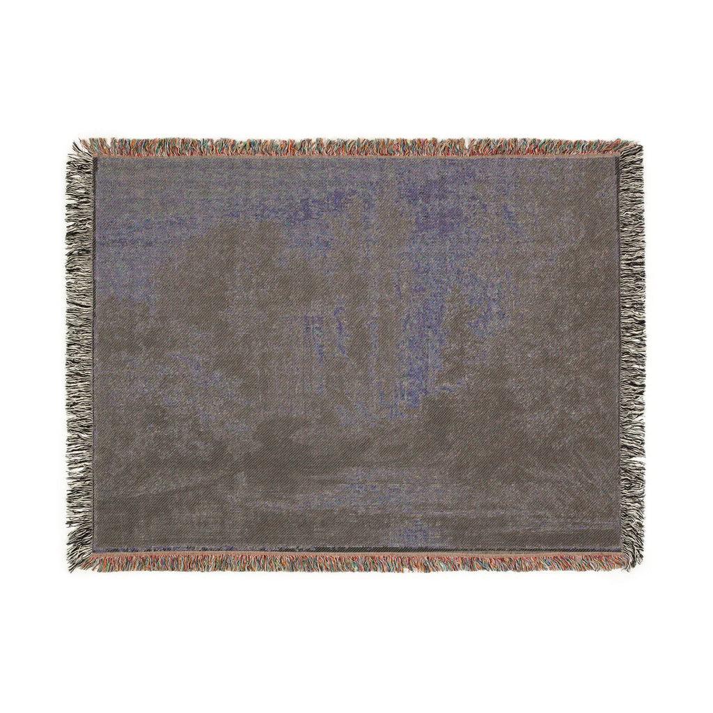 Charles François Daubigny - Stags at the Water's Edge | Woven Tapestry Blanket