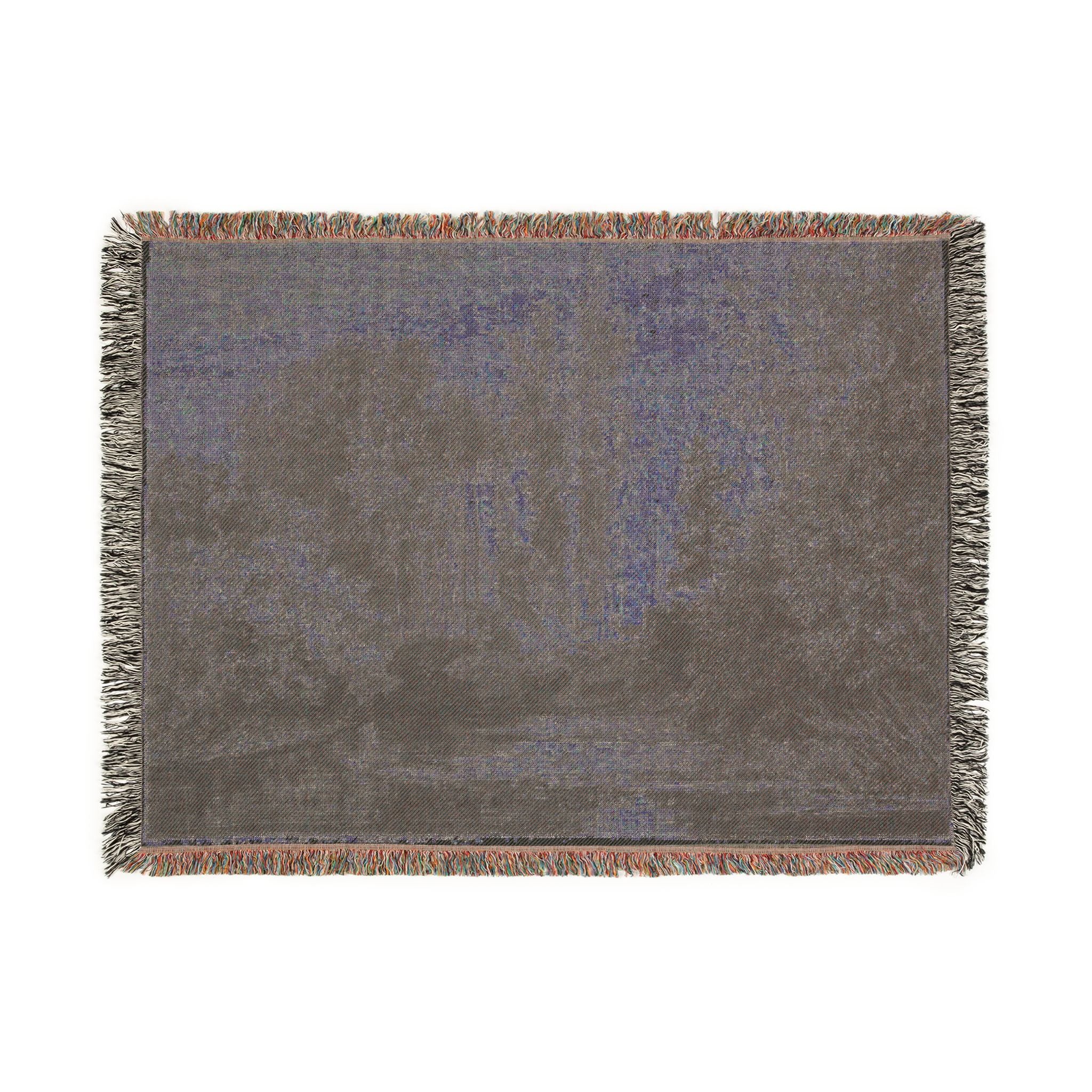 Charles François Daubigny - Stags at the Water's Edge | Woven Tapestry Blanket