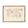 Henri de Toulouse-Lautrec - A Gala Evening at the Moulin Rouge | Woven Tapestry Blanket