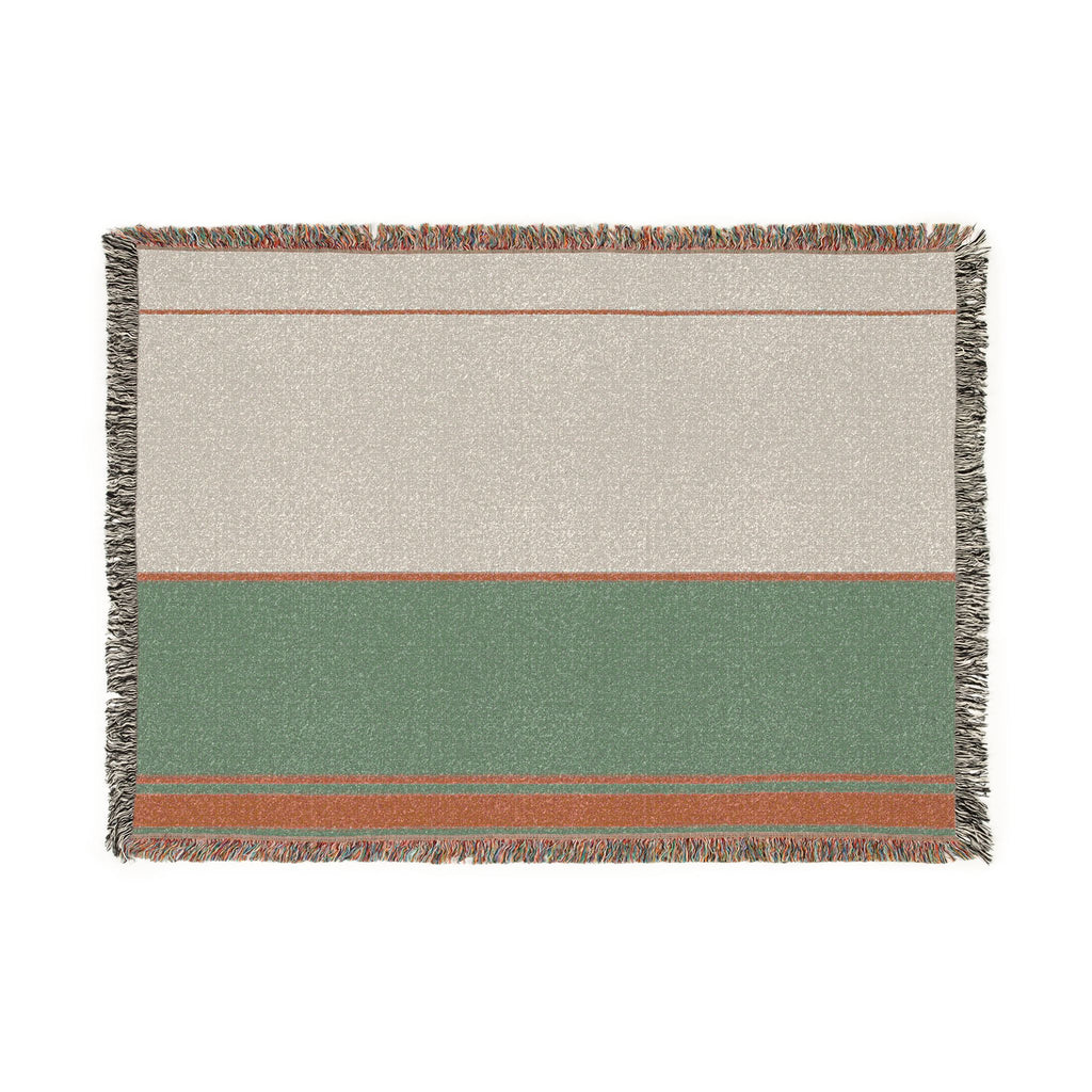 Grove Throw — Stone · Olive · Clay