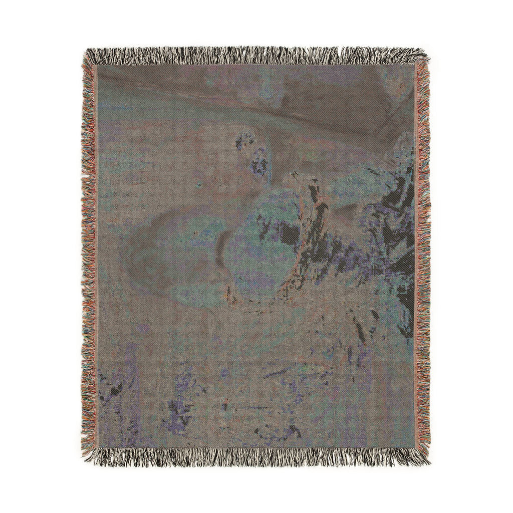 Berthe Morisot - Woman at Her Toilette | Woven Tapestry Blanket