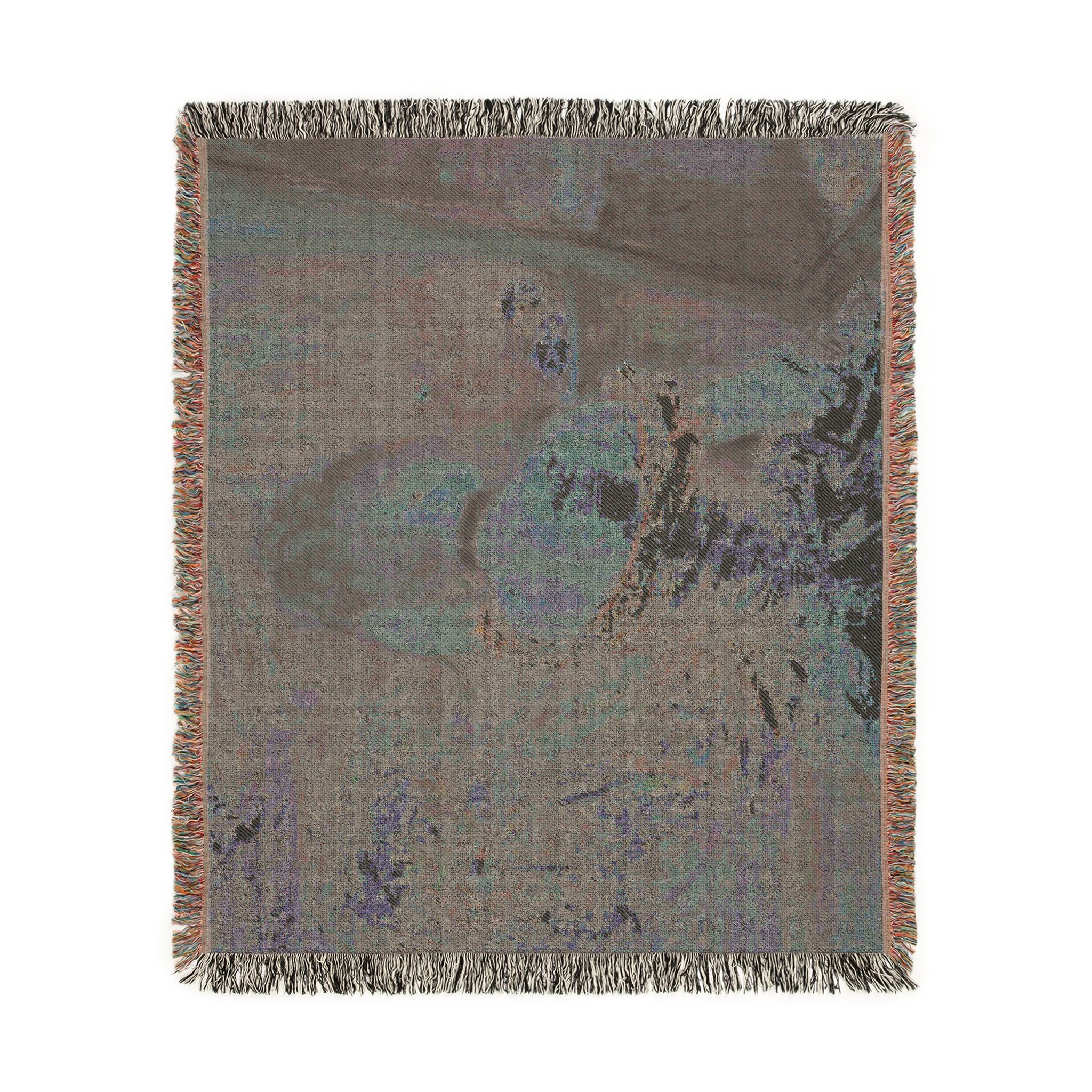 Berthe Morisot - Woman at Her Toilette | Woven Tapestry Blanket