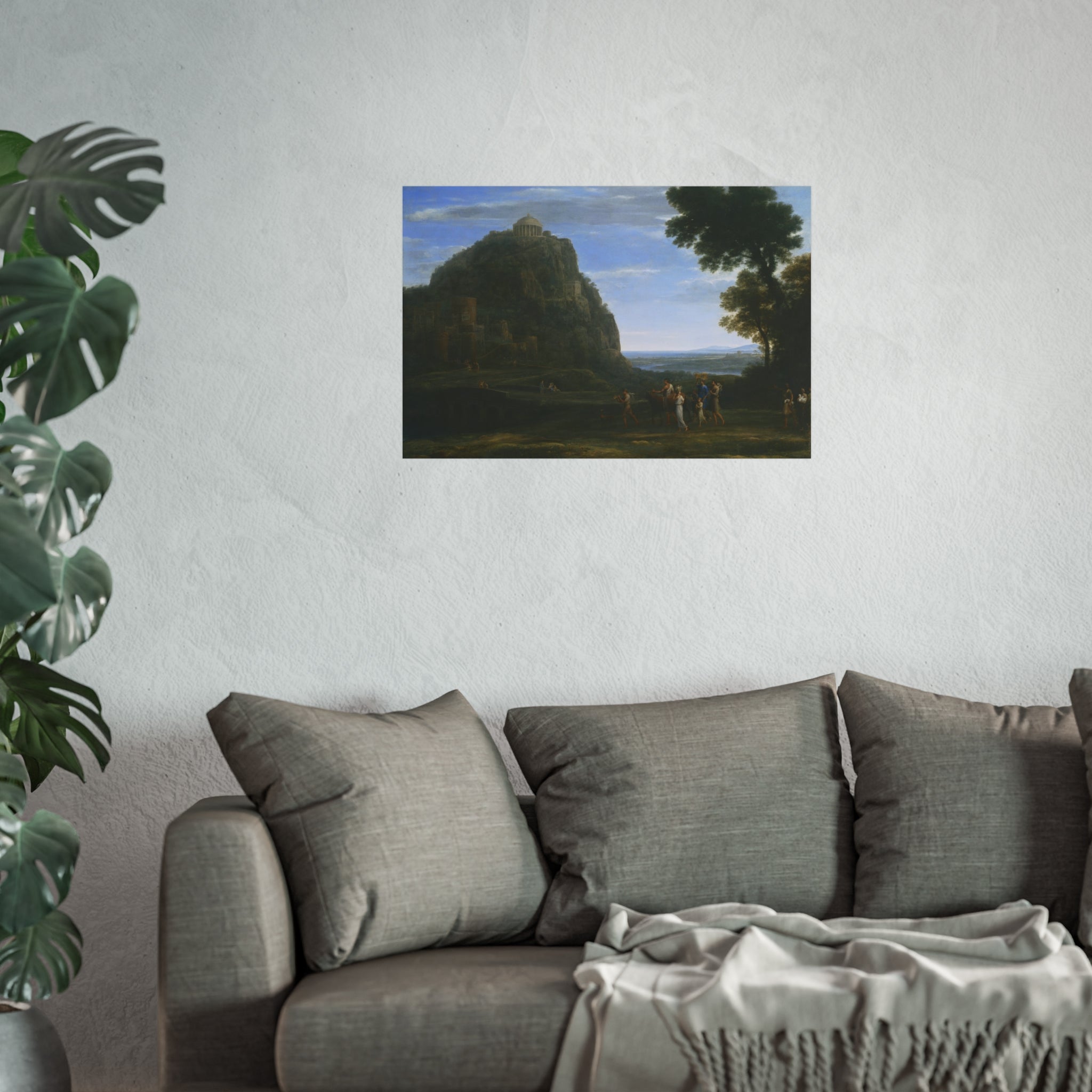 Claude Lorrain - View of Delphi with a Procession | Fine Art Poster