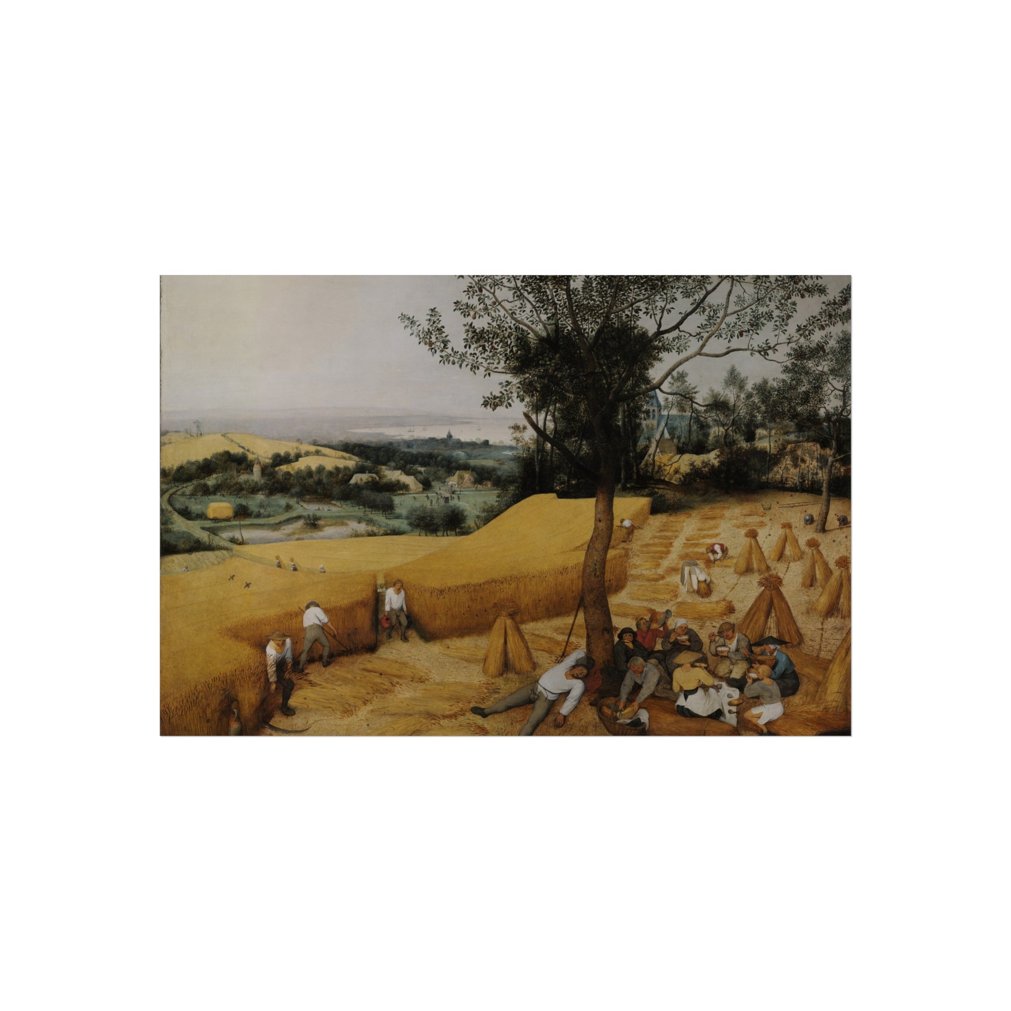 Pieter Bruegel the Elder- The Harvesters - Google Art Project | Fine Art Poster