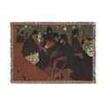 Henri de Toulouse-Lautrec - At the Moulin Rouge | Woven Tapestry Blanket