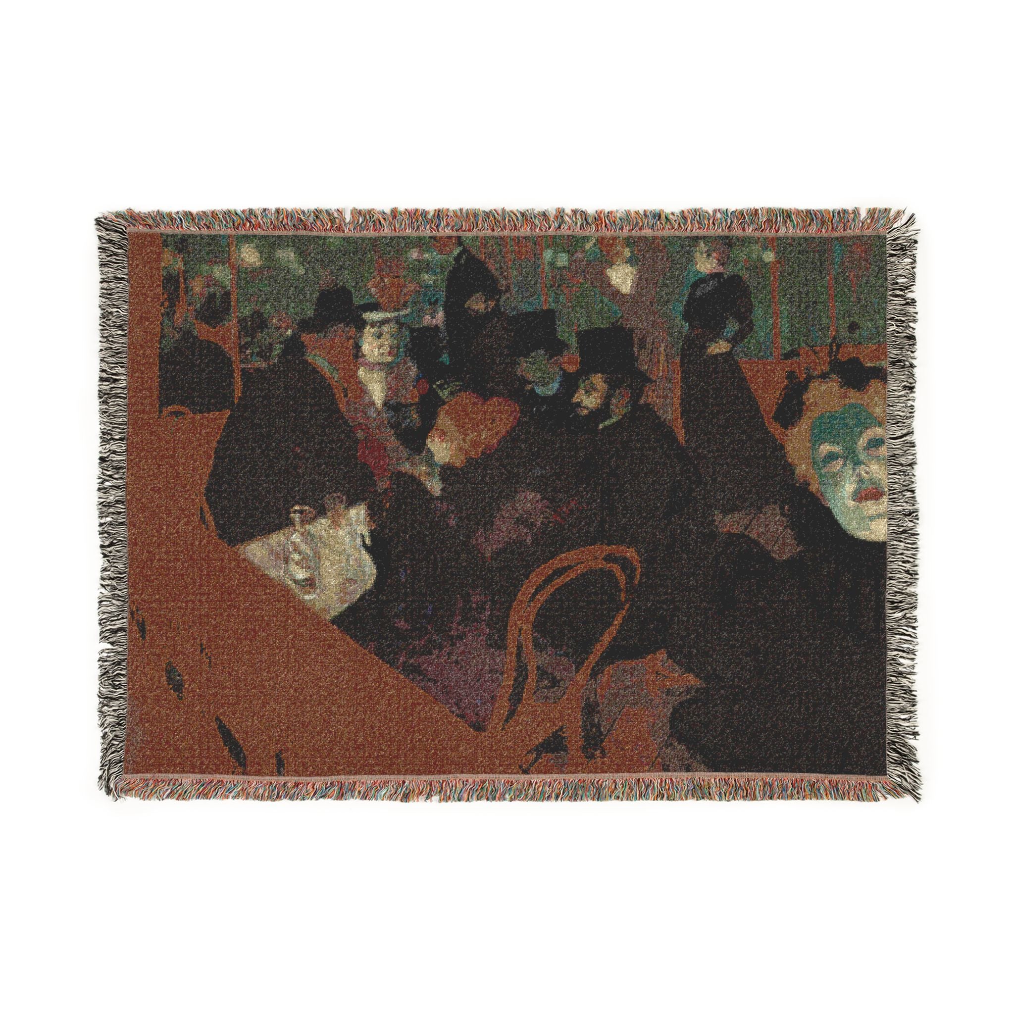 Henri de Toulouse-Lautrec - At the Moulin Rouge | Woven Tapestry Blanket