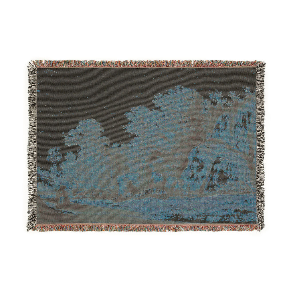 Claude Lorrain - A Rocky Hillside | Woven Tapestry Blanket