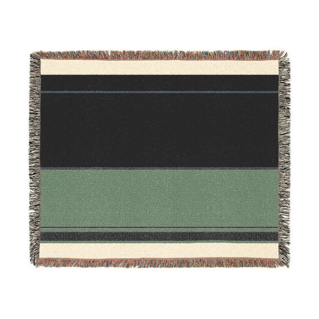 Grove Throw — Ink · Olive · Slate
